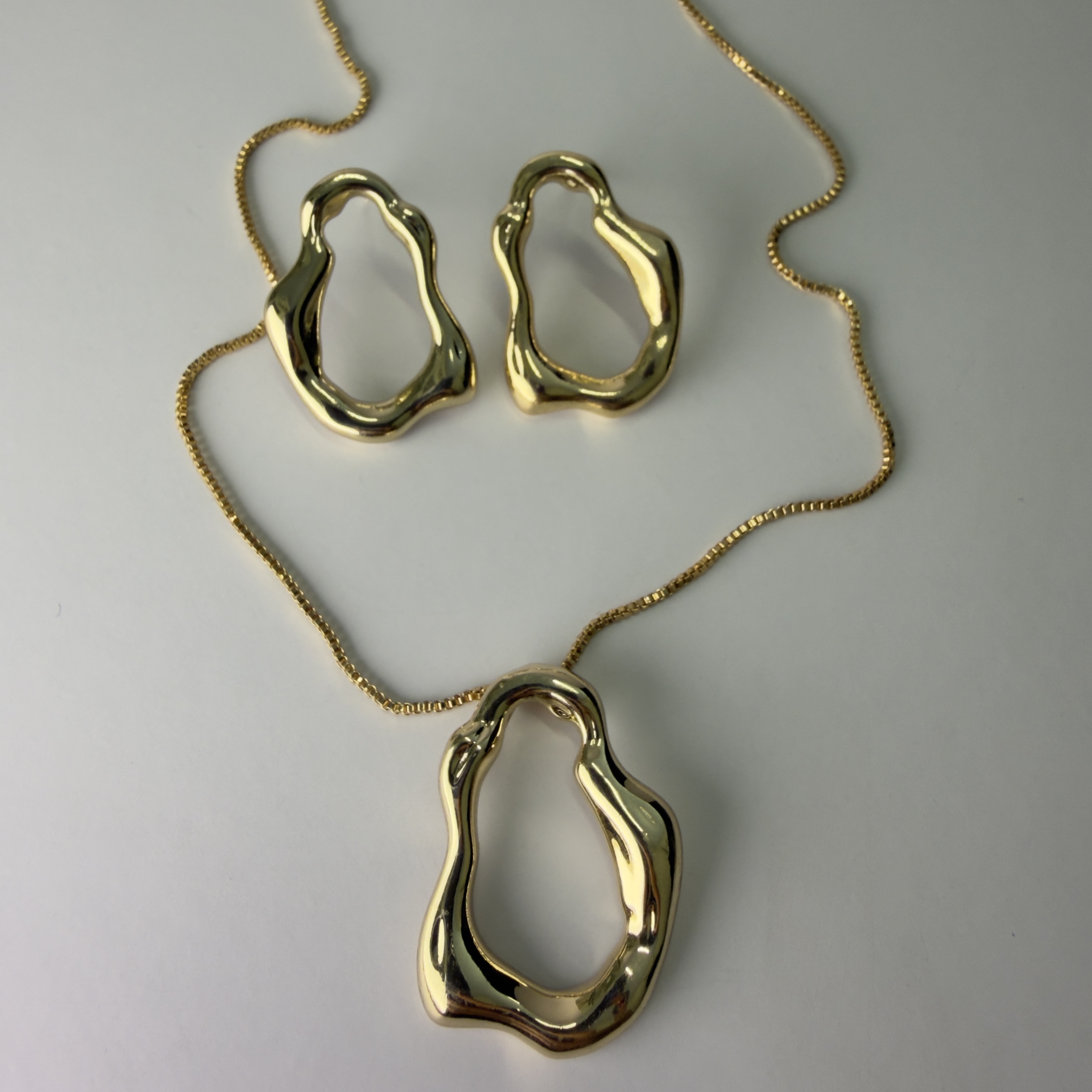 Conjunto Orgânico Glow Dourado