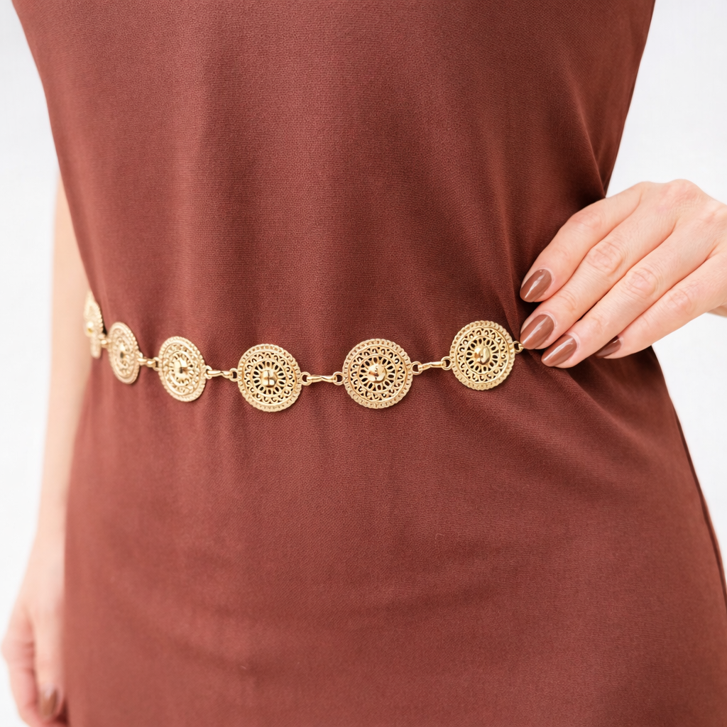 Cinto Mandala Dourado