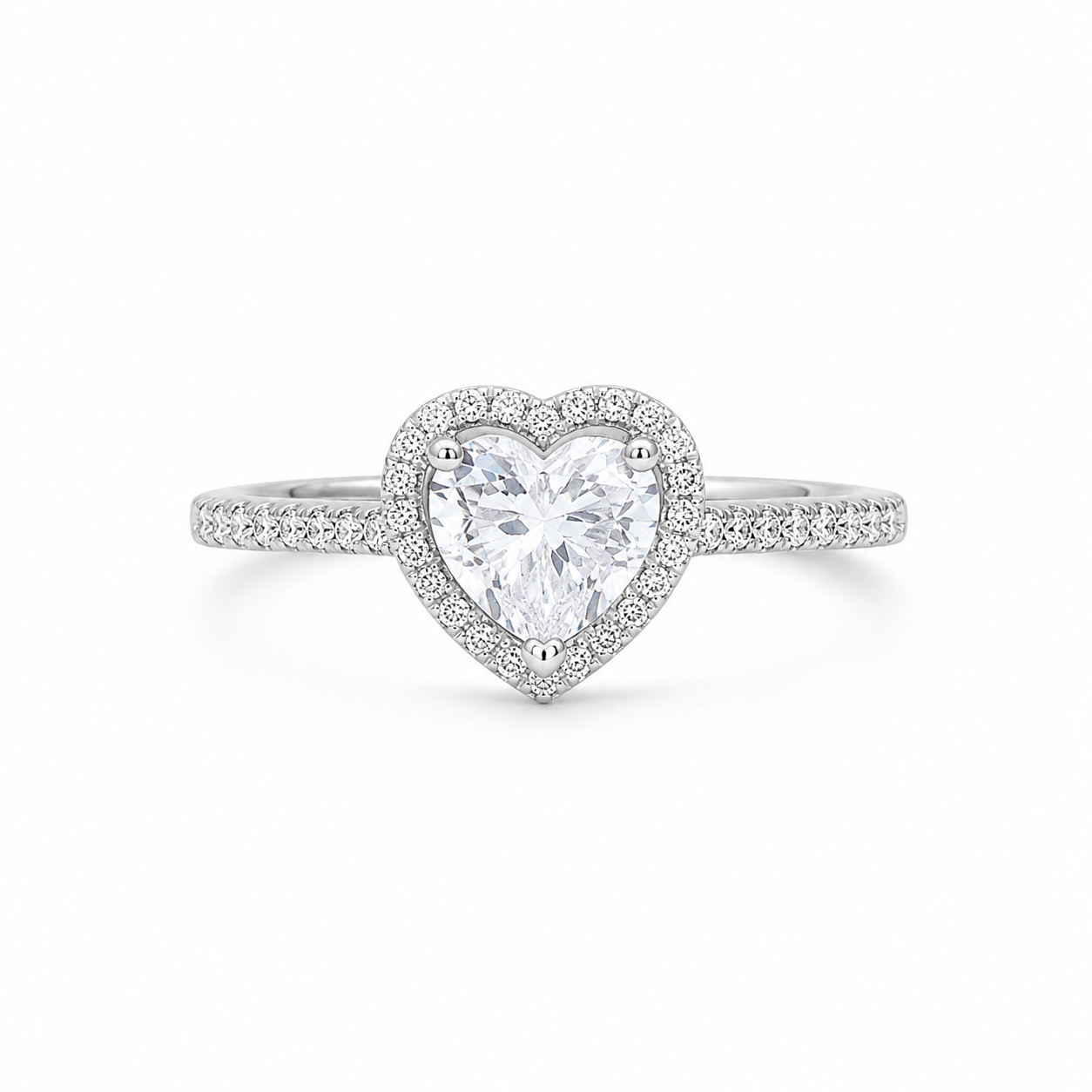 Anel Love Moissanite