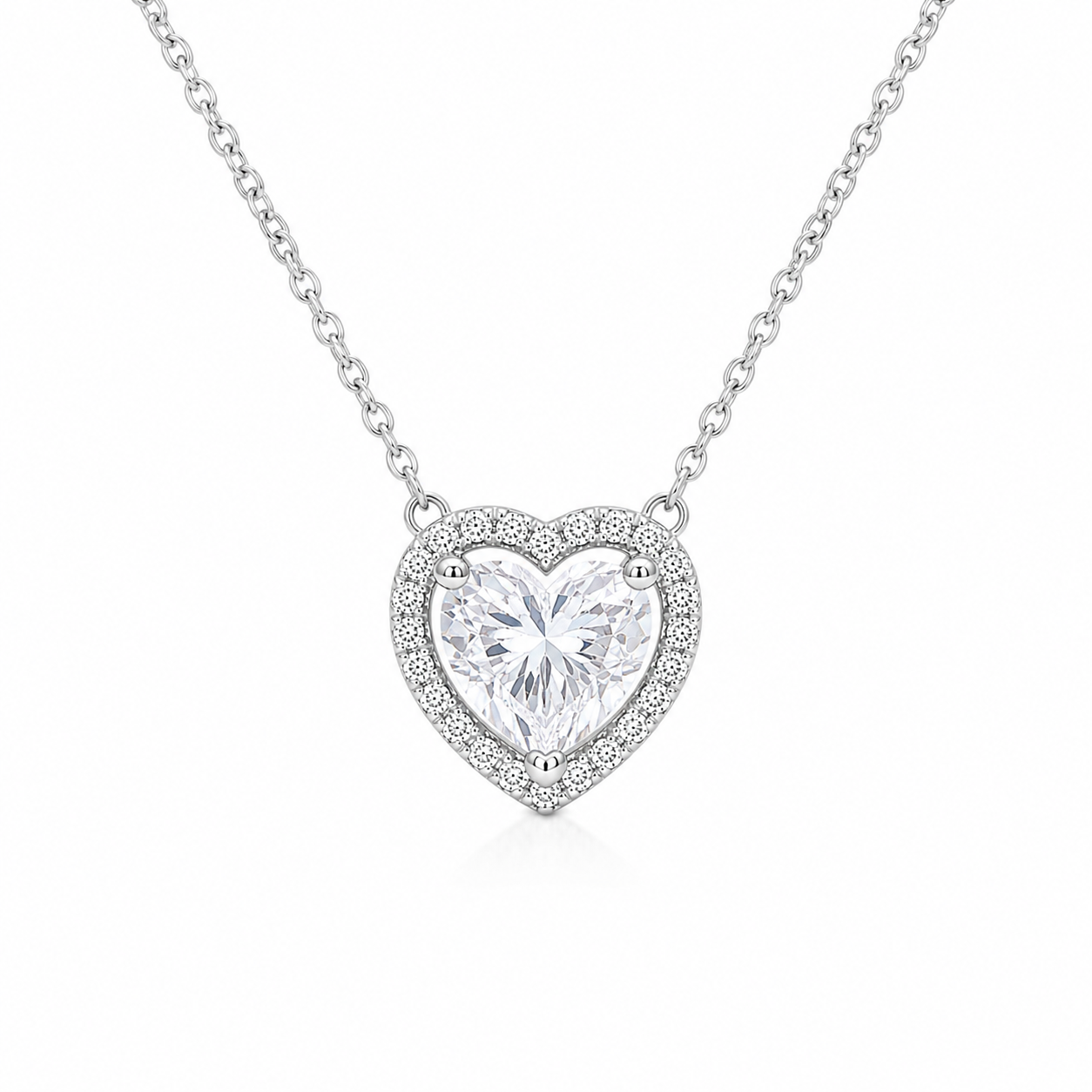 Colar Love Moissanite